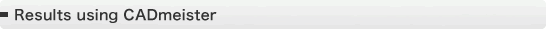 Results using CADmeister