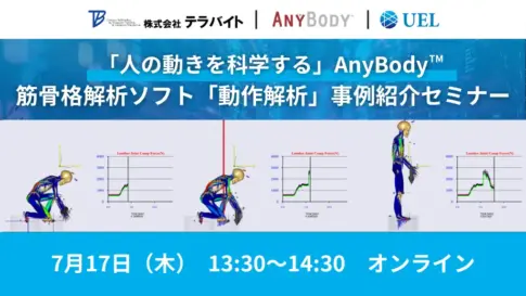 AnyBody事例紹介セミナーの告知バナー
