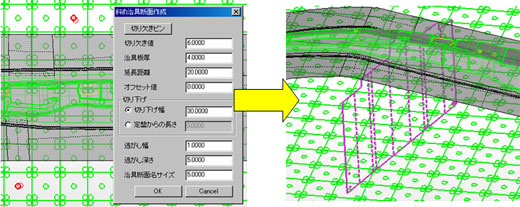 モデルから必要最小限の指示で治具の設計を行うことができます。